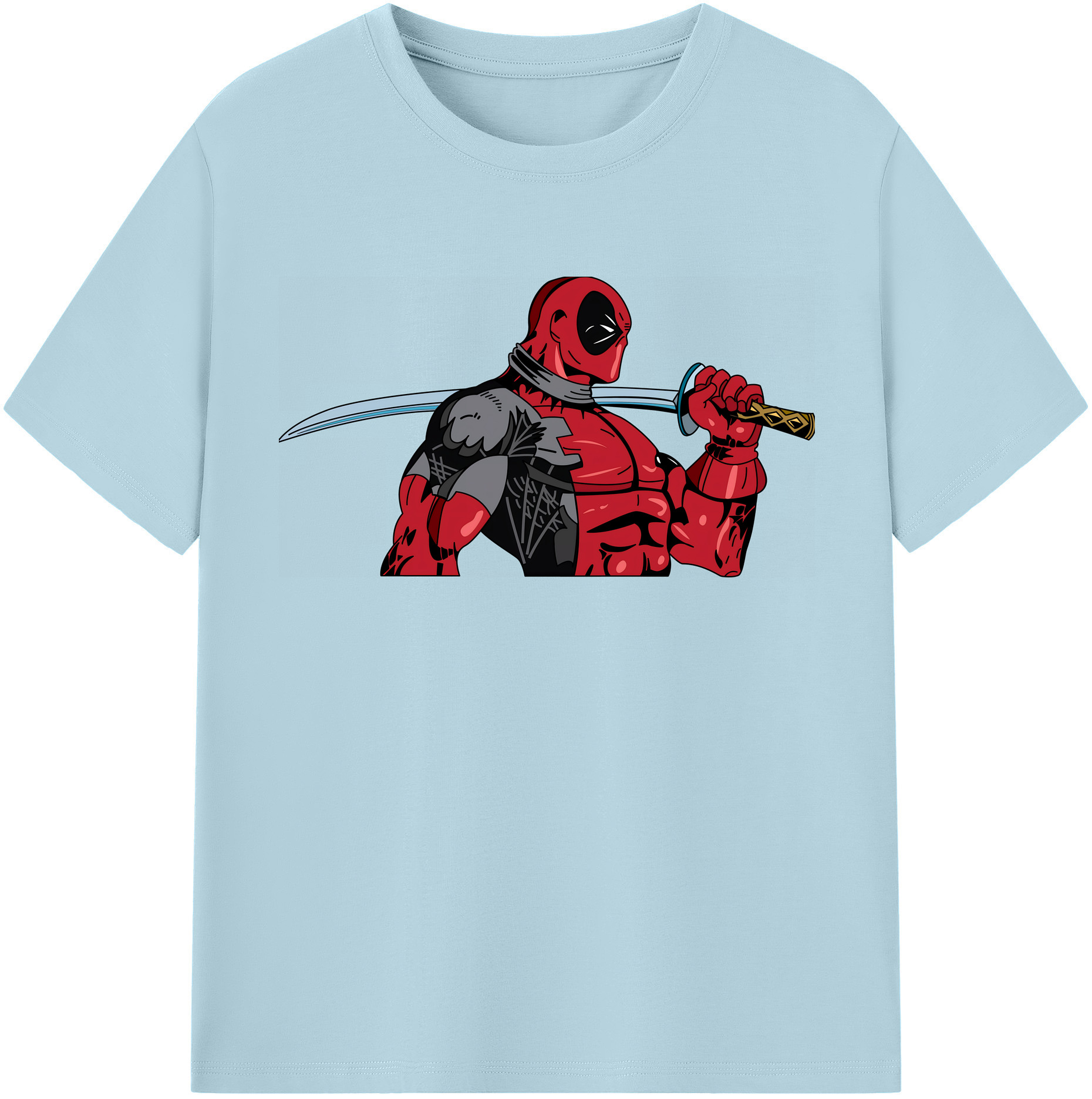 （画像用） Deadpool デッドプール 綿100％半袖Tシャツ（フロントプリント）